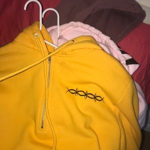 LOST rose yellow hoodie